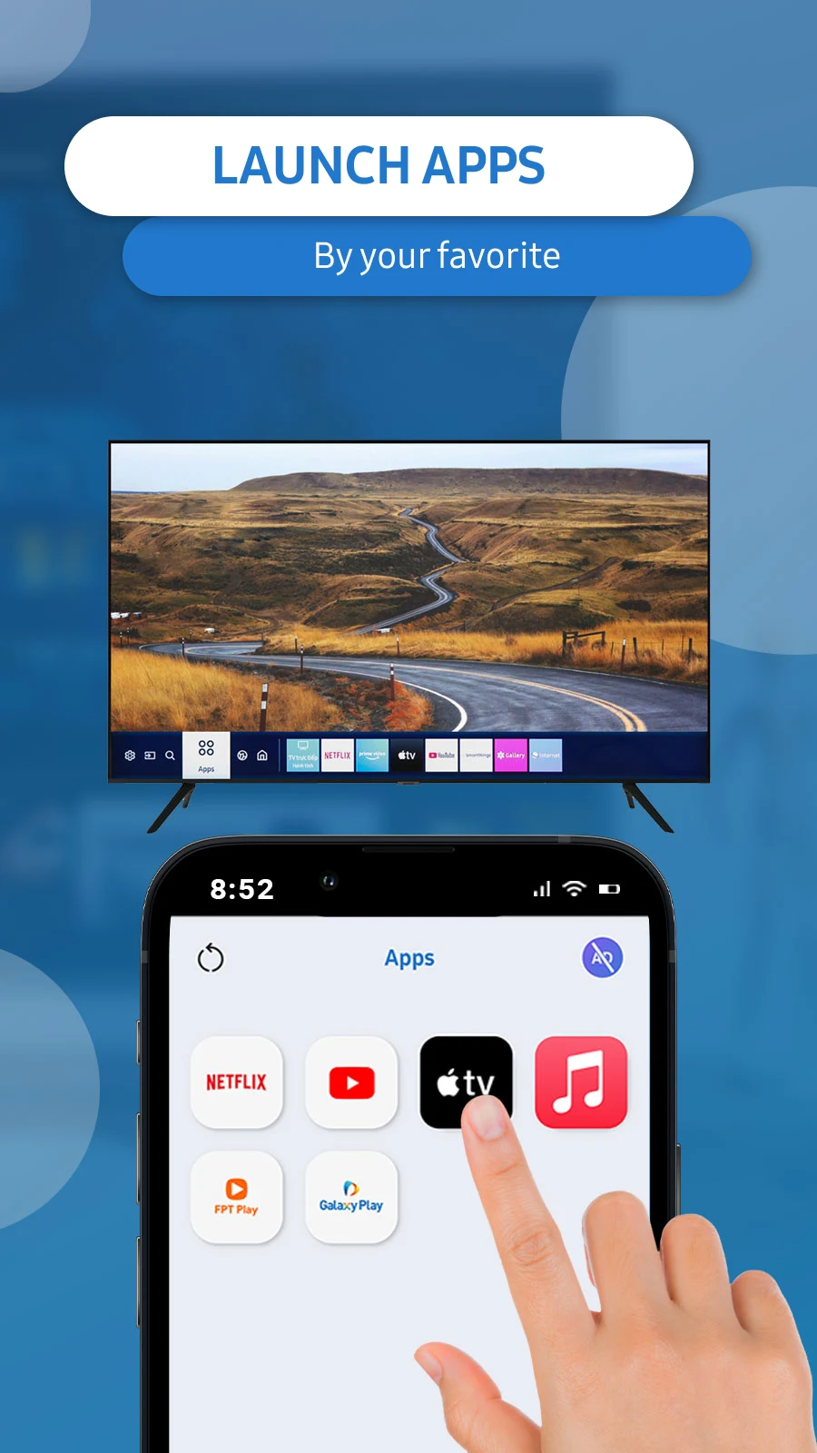 Remote Samsung TV screenshot