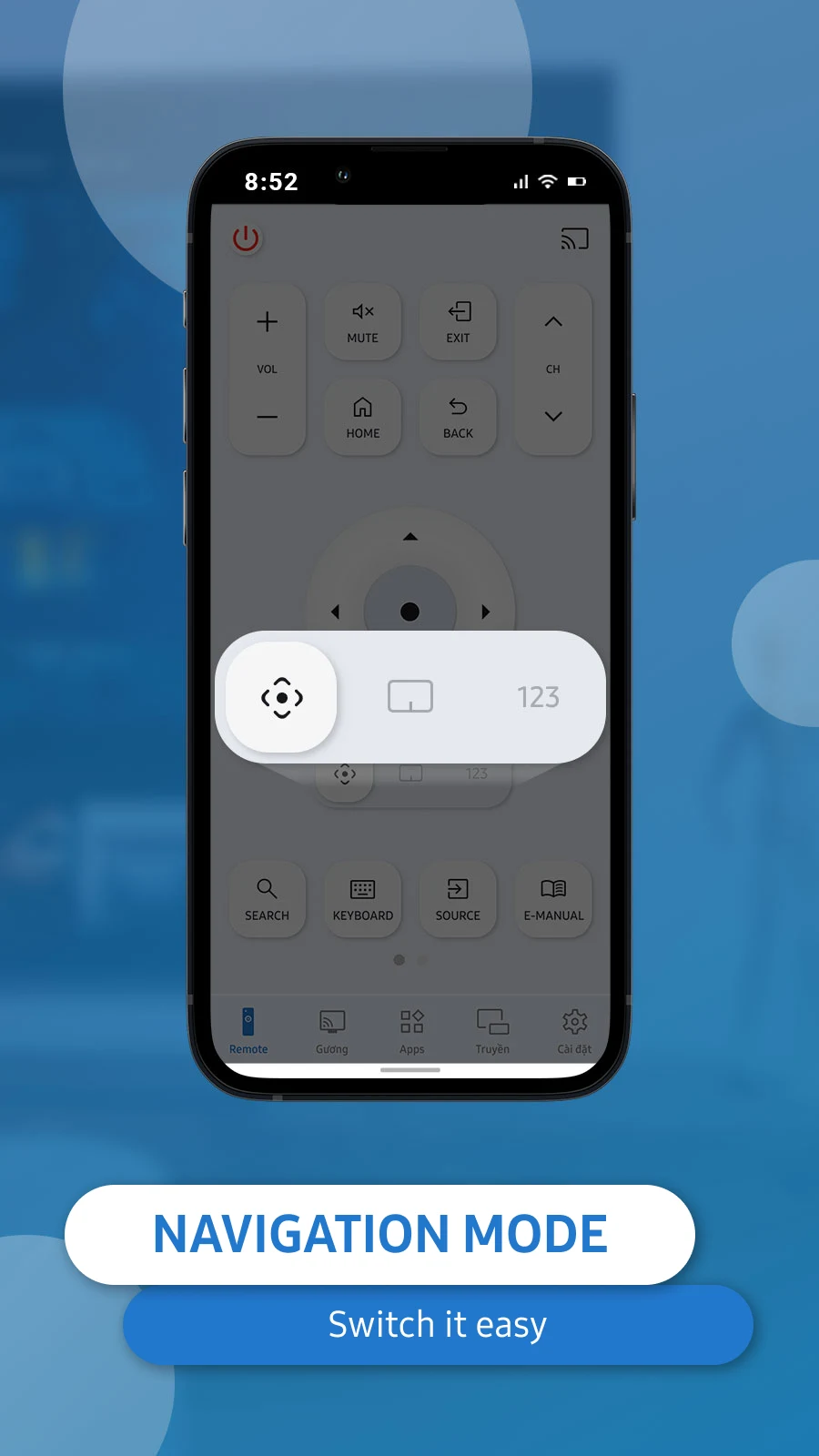 Remote Samsung TV screenshot