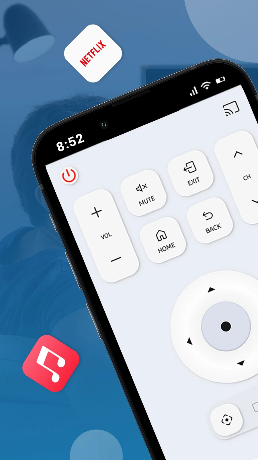Remote Samsung TV screenshot