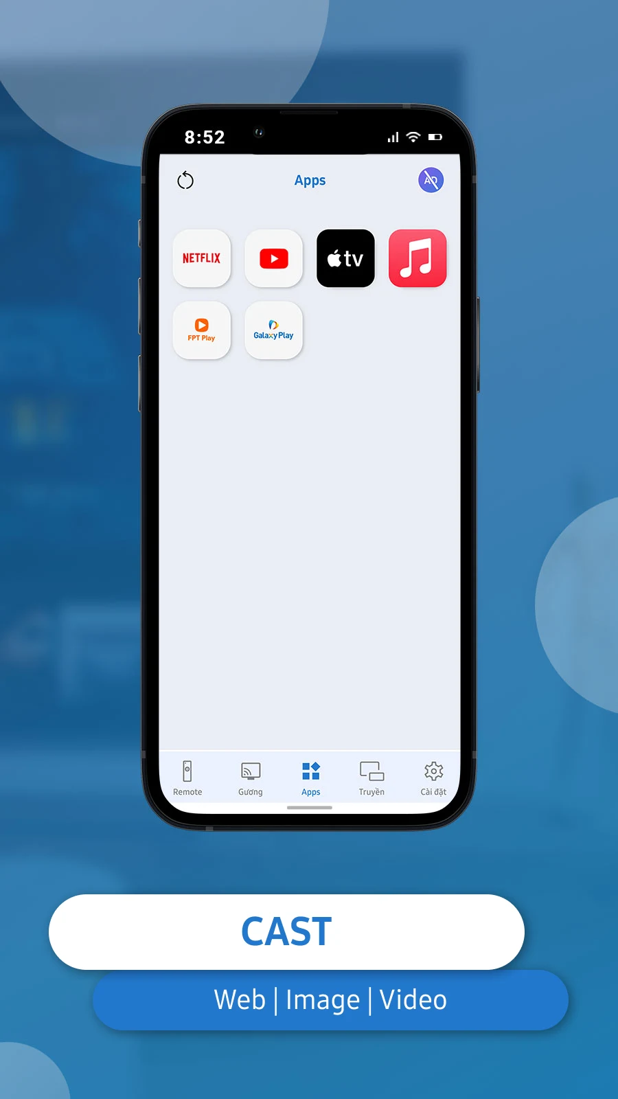 Remote Samsung TV screenshot