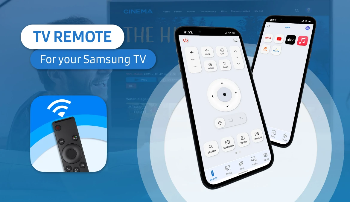 Remote Samsung TV screenshot